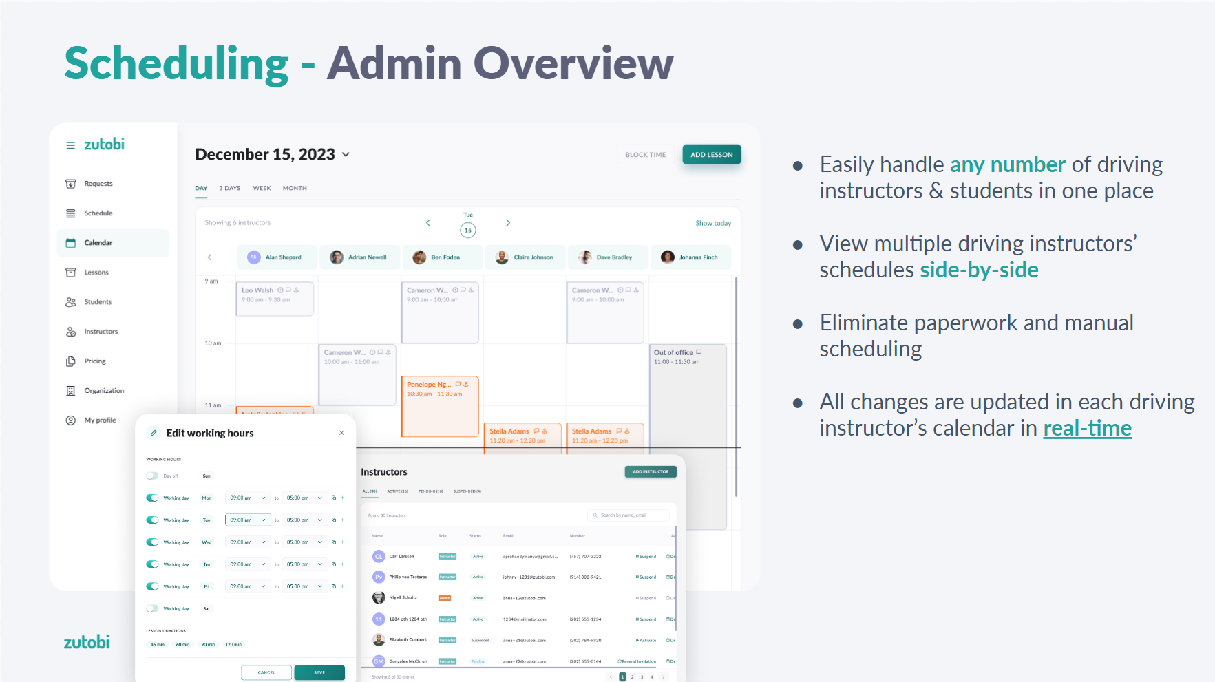 screenshot of Zutobi Instructor